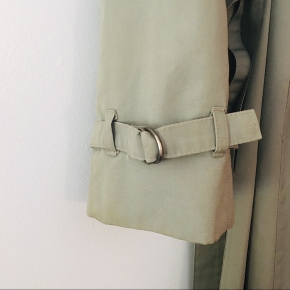 ✨💚✨ Vintage London Fog Double Breasted Trench Coat 8P - Picture 7 of 11